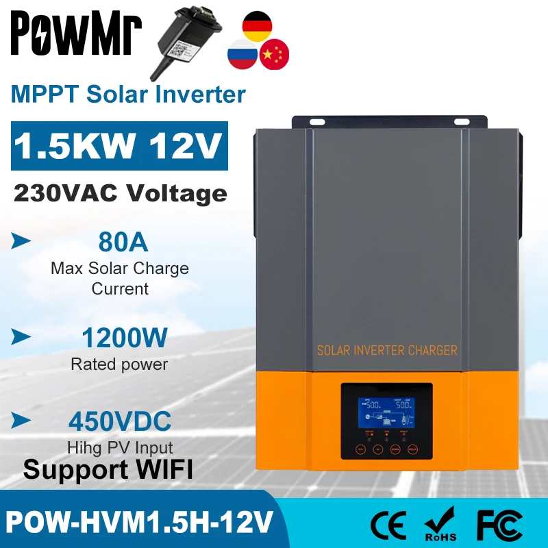 PowMr 1500W Solar Hybrid Wechselrichter in Niedersachsen - Einbeck
