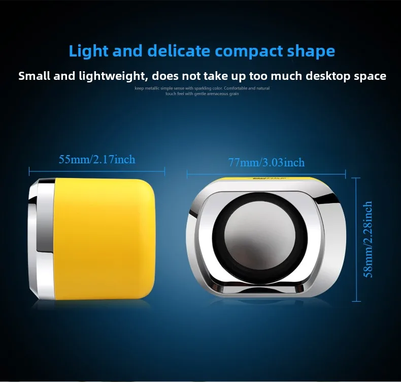 Description Picture 4 of itemBonks DX12 notebook stereo, desktop computer usb mini speaker, multimedia mobile phone stereo