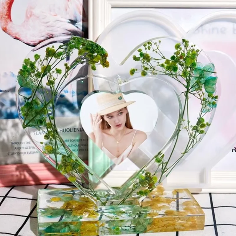 1set Resin Photo Frame Mold Set for DIY Casting Epoxy Mould