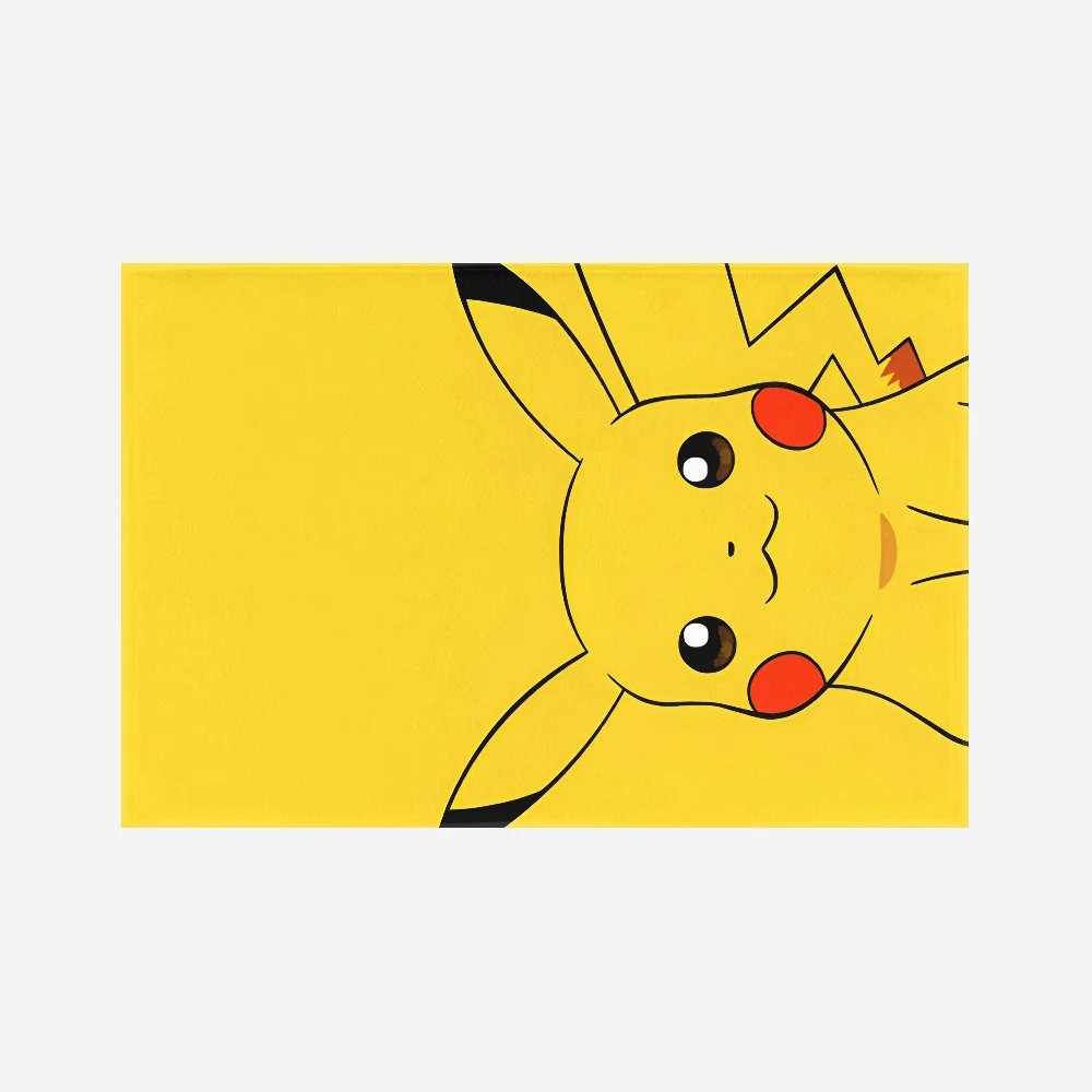 Cute P-Pikachu Towel Towel Large Beach Towel xxl Towels Absorbent Quick-drying soft yoga Swimming resorts Hiking towels 4