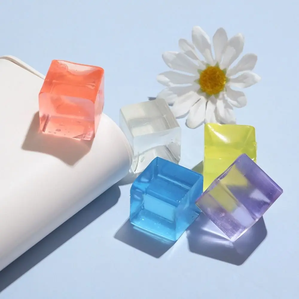 

8Pcs Squeeze Toy Ice Block Toy Kawaii Mochi Ice Block Soft Toys Ice Cube Stress Relief Mini Fidget Toy Children Adult