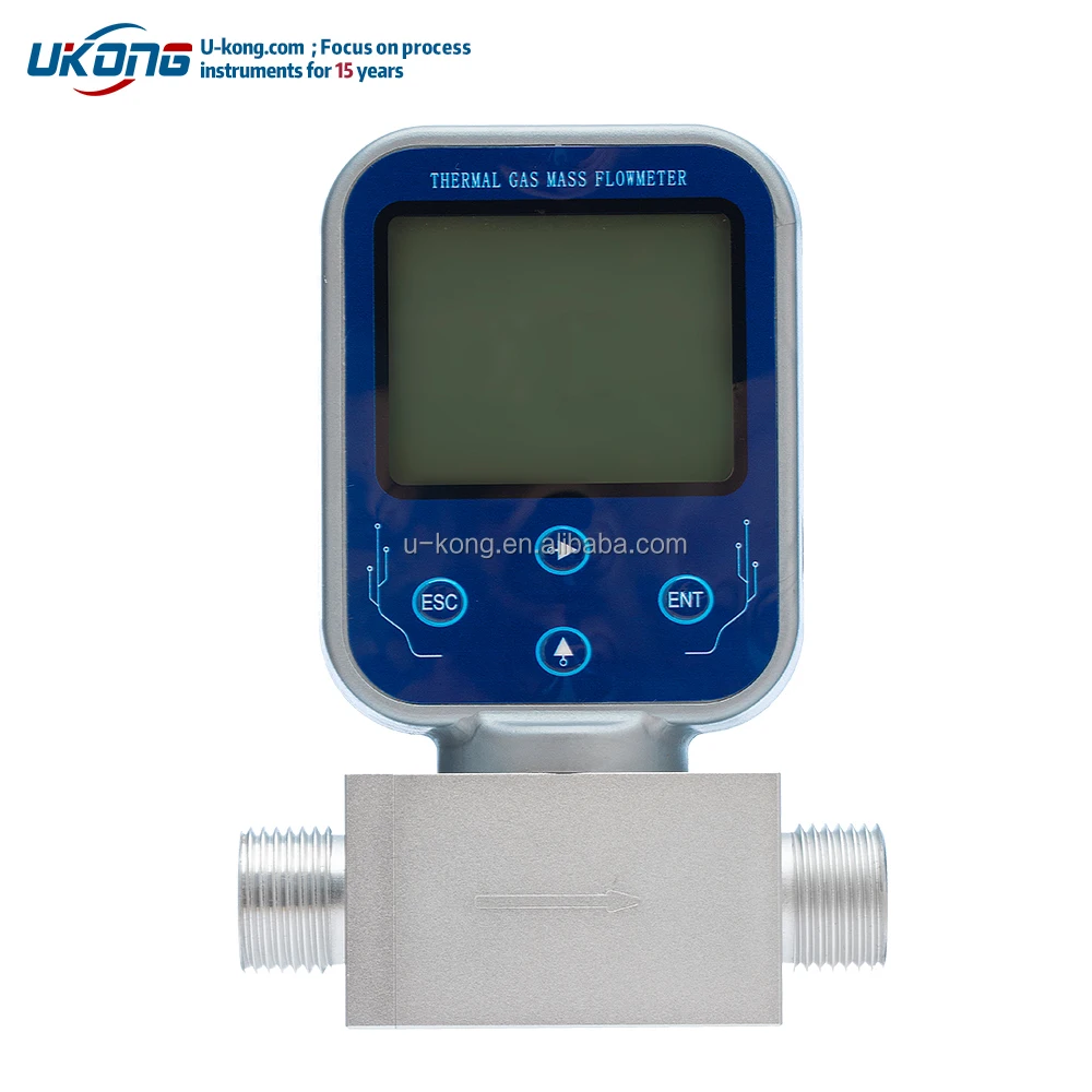 

High precision digital display special gas flow controller digital display high pressure corrosion thermal gas mass flow meter