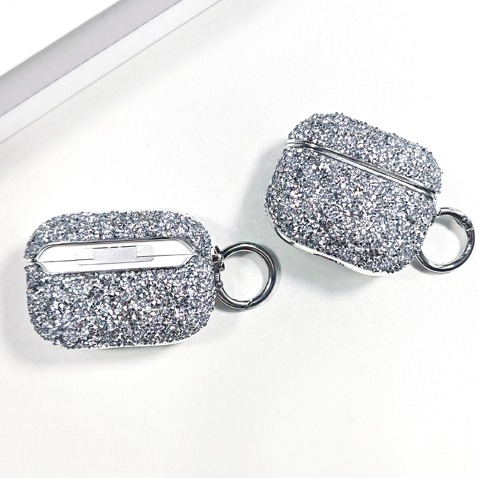 Diamond Shiny Headphone Case - Hard Portable Bag