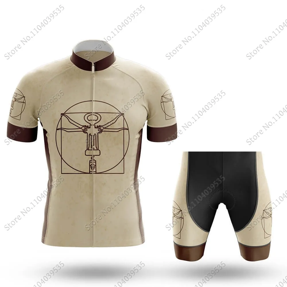 Beer-Machine Cycling JerseySet Clothing Road Bike Suit Mountain Bicycle Shirt Bib Shorts MTB Radtrikot