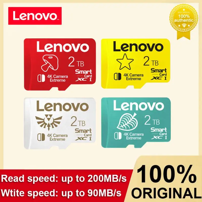 Scheda Di Memoria Lenovo 2Tb 1Tb 128Gb 256Gb 512Gb Flash Ad Alta Velocità Tf Sd Card 128Gb Piccola Tf Sd Flash Memorycard Per Nintendo Switch