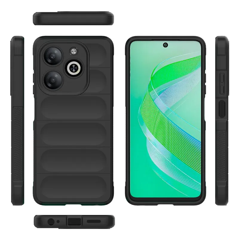 Shockproof Rubber Silicone Bumper Case - Durable Protective Cover, 6.6-inch