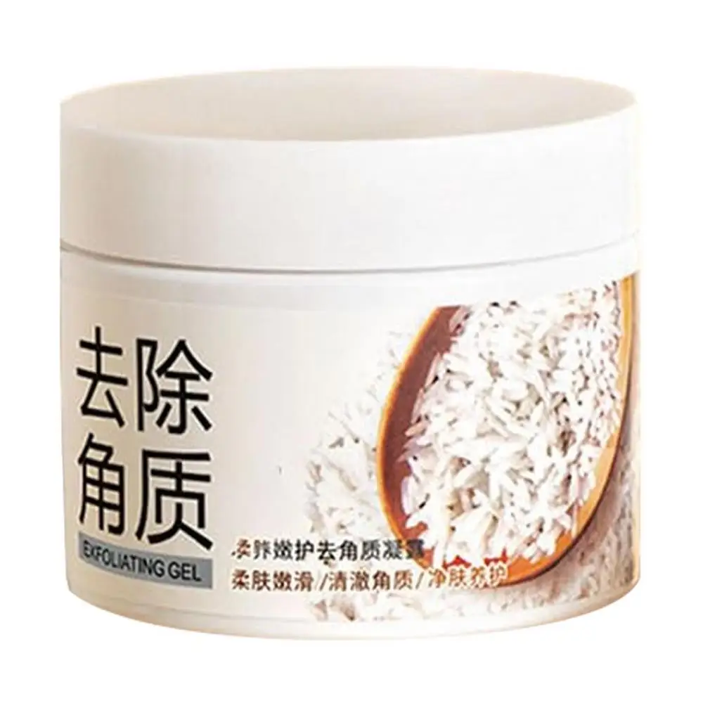 Description Picture 2 of itemRice Scrub For Face Skin Lightening Body Scrub Body Exfoliation Gel Moisturizing Face Scrub Brightening Gentle Rice Formula