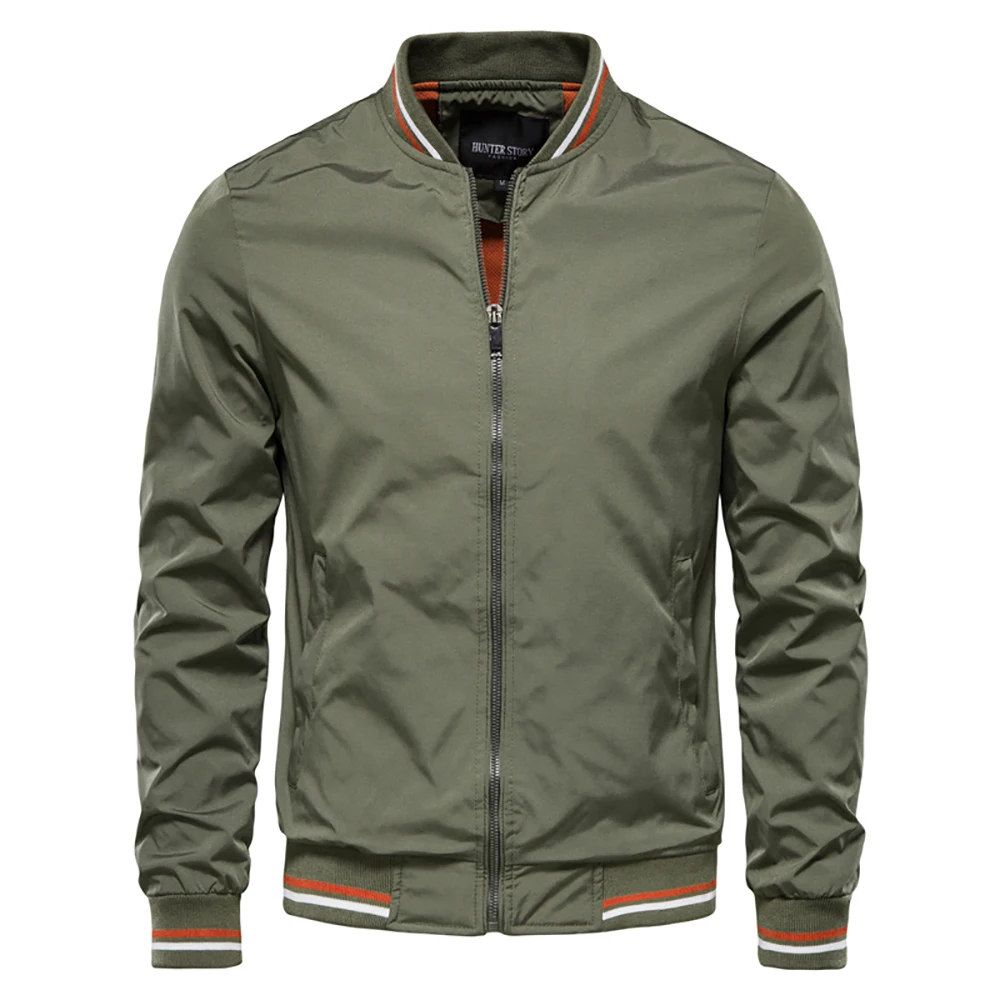 AIOPESON Bomber Jacket Men Casual Slim Fit Baseball Mens Jackets New Autumn Fashion High Quality Jackets for Men