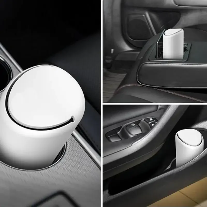 Car Trash Can Silicone Car Trash Can Creative Fashion Convenient Mini Storage Box Detachable Washable