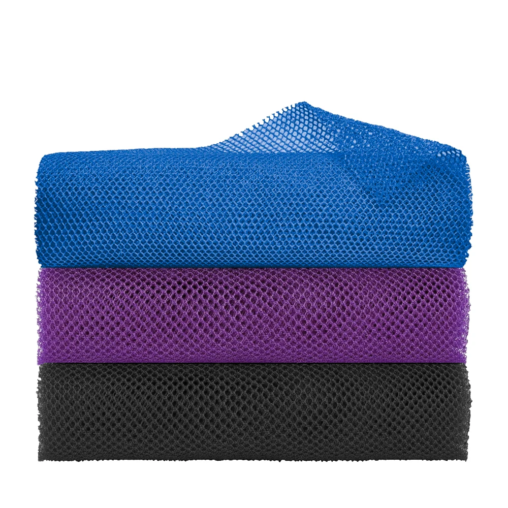 3 pieces of exfoliating net, African bath sponge towel, shower net, body washing net suitable for smoother skin, daily use 5