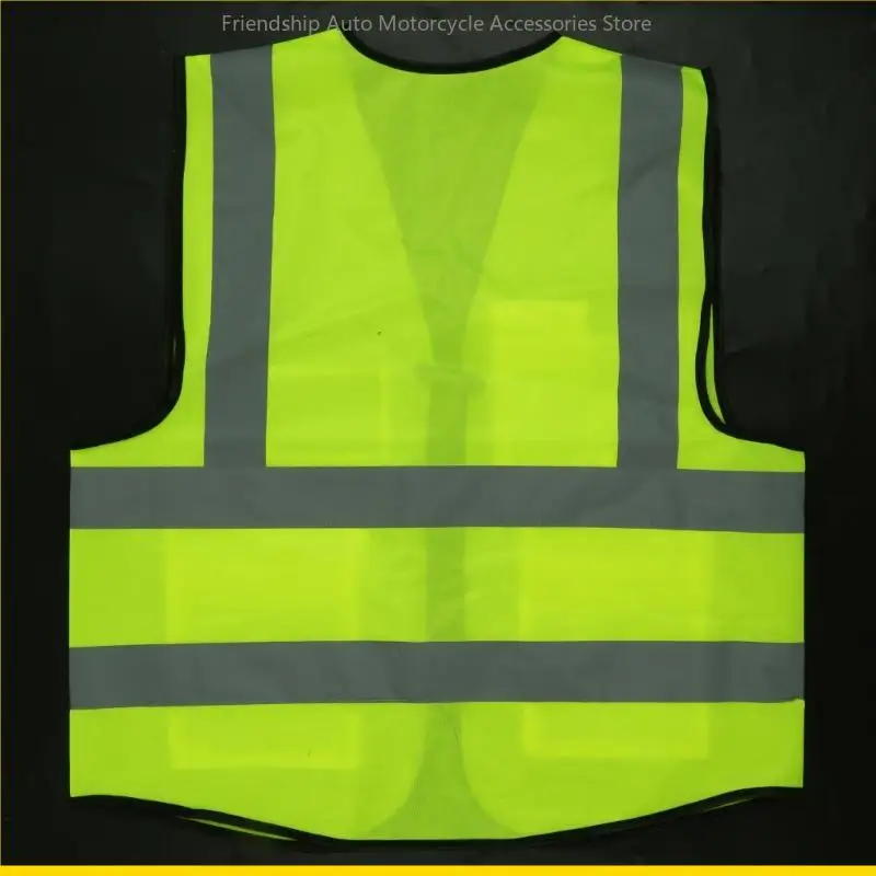 SZCH Yellow Reflective Vest Lightweight and Breathable High Visibility Vest Be Seen & Stay Safe in Low Light Conditions