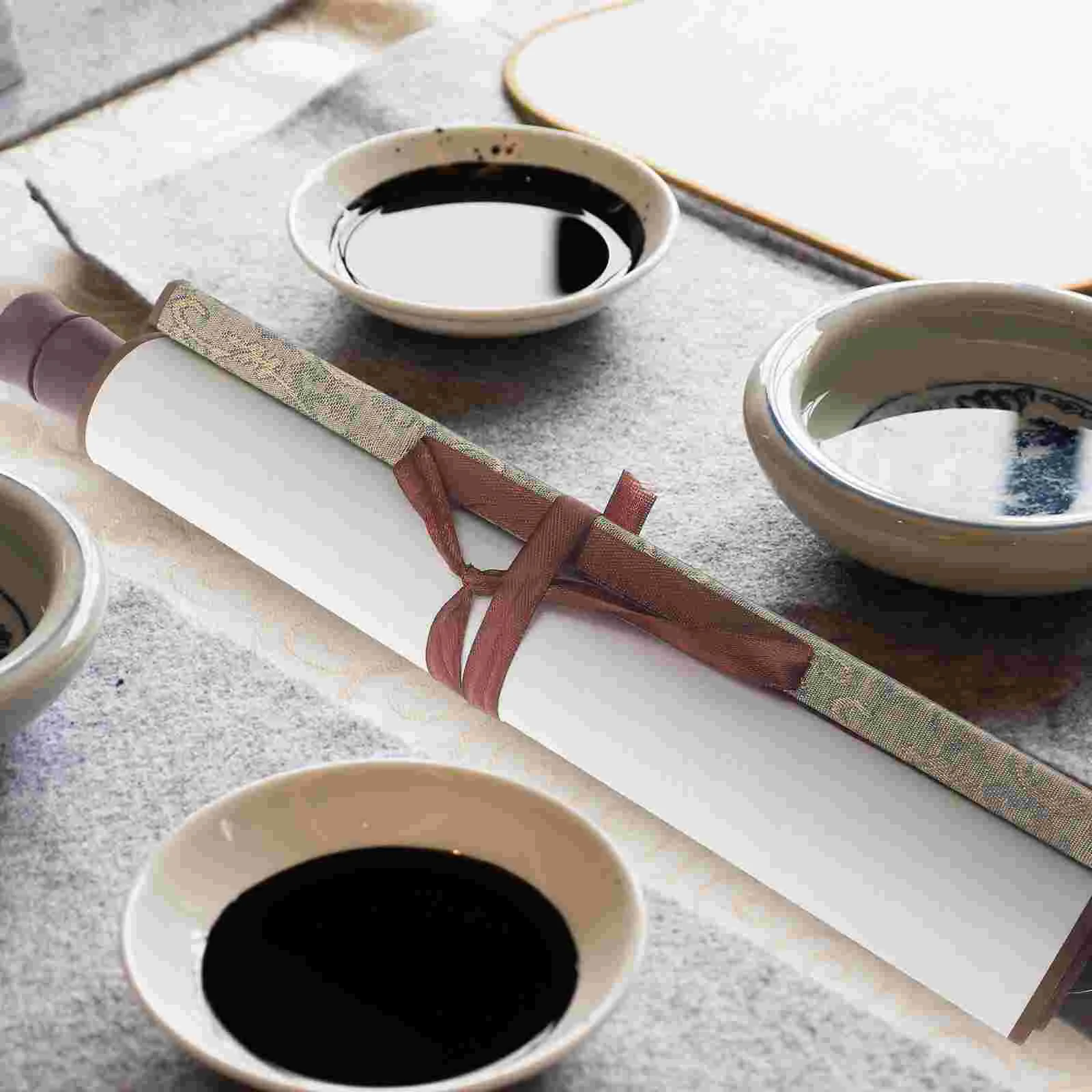 

Silk Chinese Calligraphy Blank Hanging Scrolls Xuan Paper Art Wall Scrolls Decorative Calligraphy Painting Scrolls Sumie Art
