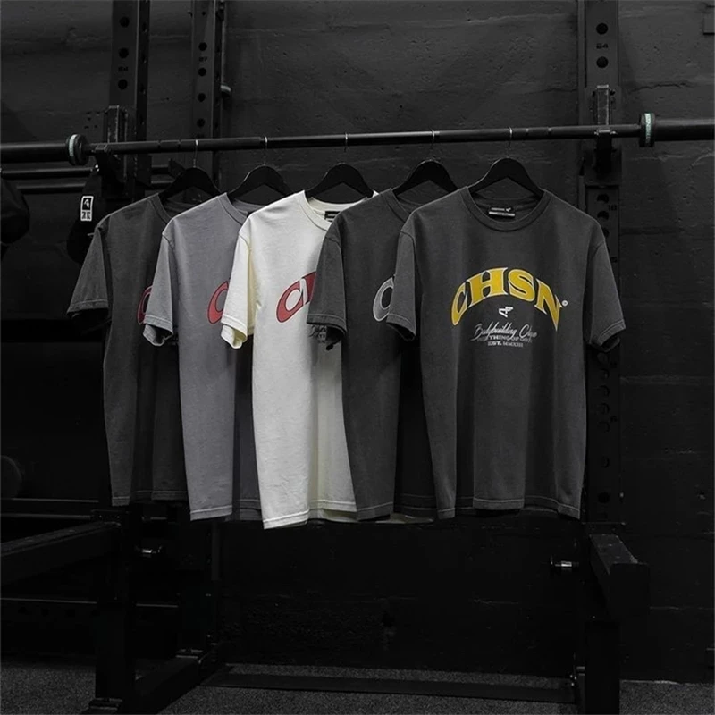 

Футболка мужская свободного покроя с короткими рукавами, из хлопка