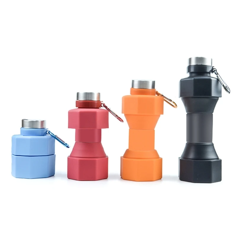 

Collapsible Water Bottle Silicone Leakproof Foldable Water Bottle Dropship