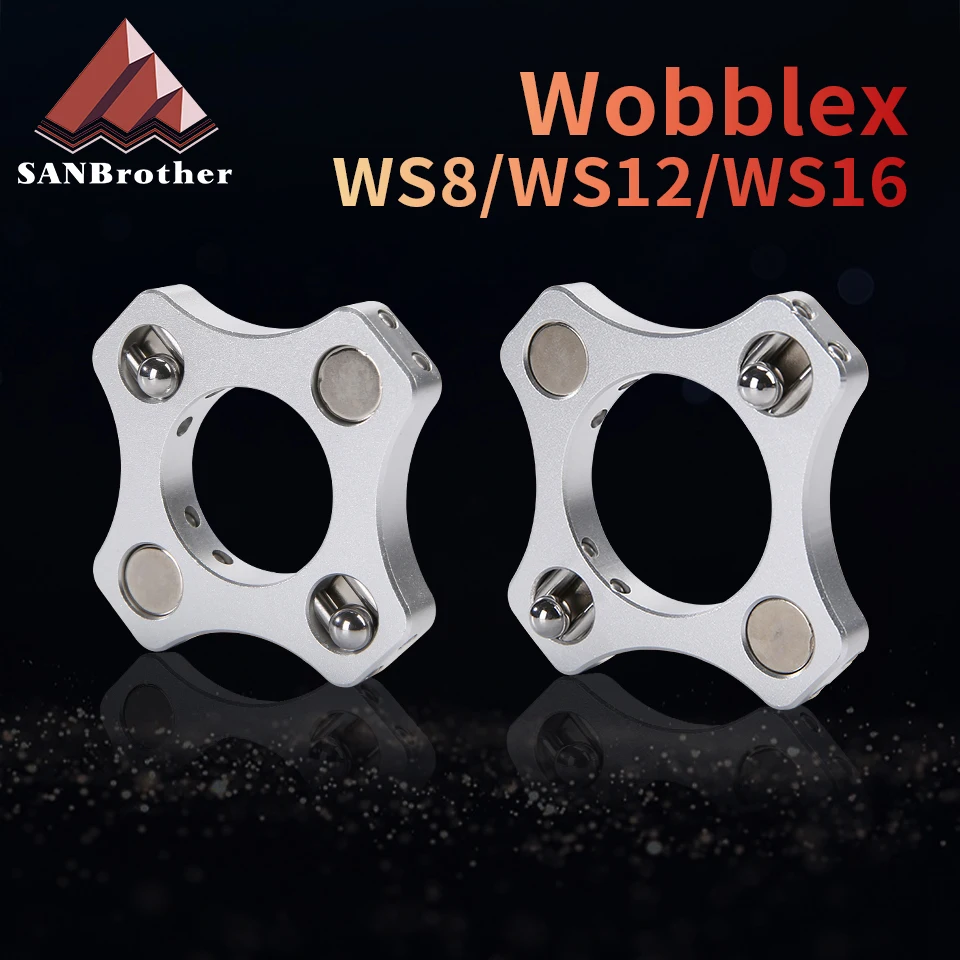Acoplamento Wobblex Personalizado nf para Impressora 3d Hevshort Cama Quente do Parafuso da Esfera Ws8 Wobblex Ws12 Ws16 Z-axis Sfu1204 Sfu1604