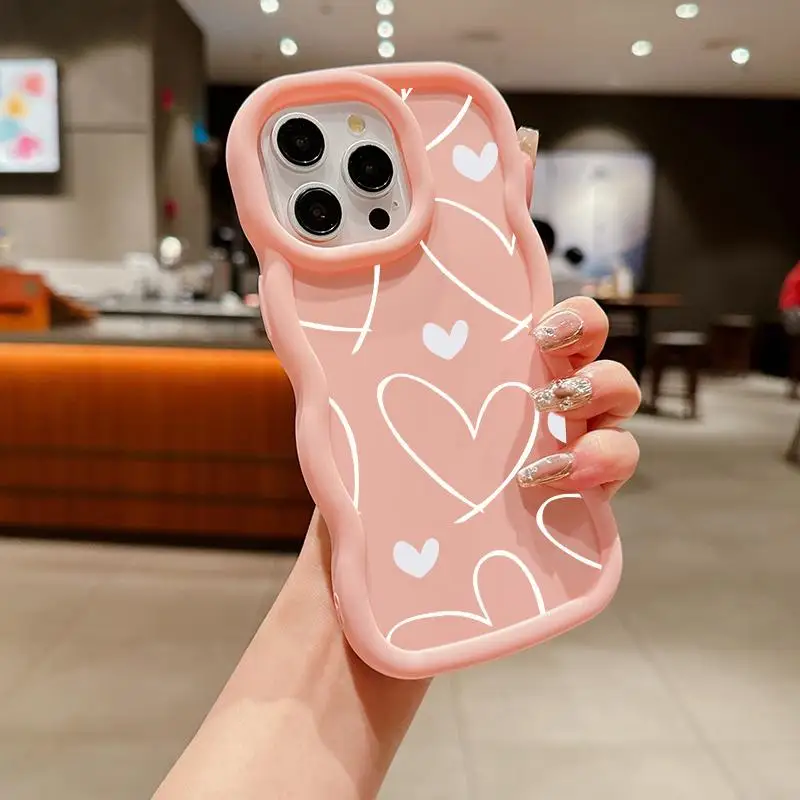 Love Heart Phone Case - Stylish and Durable Protective Cover