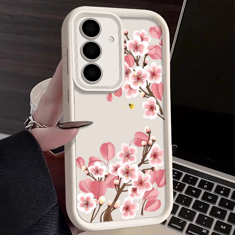 Peach Blossom Soft TPU Phone Case Cover
