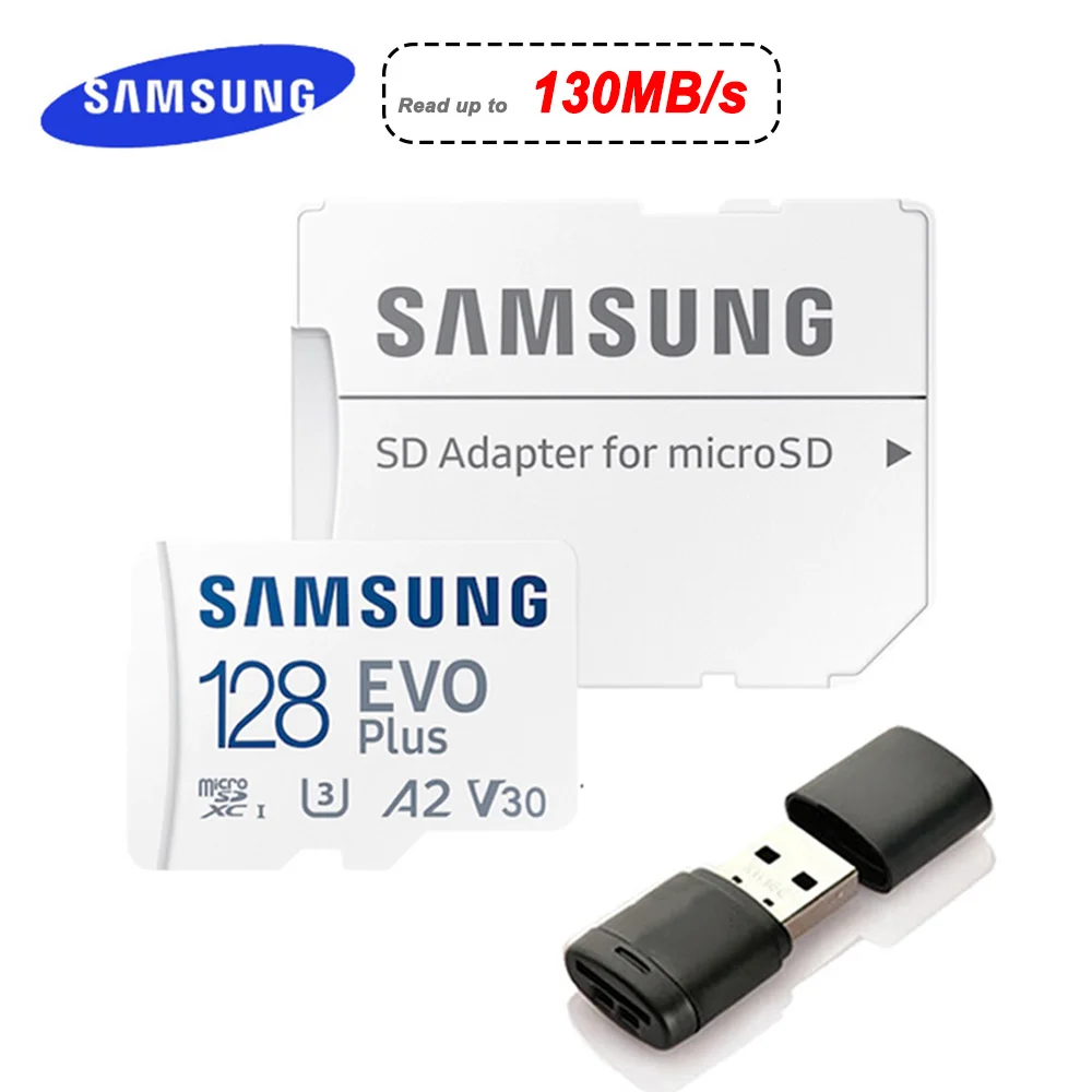  SAMSUNG EVO Plus Micro SD Card 128GB 64GB 512GB 256GB Micro SD Pro Plus Flash Memory Card SD Memory U1 U3 4K Microsd TF Cards 