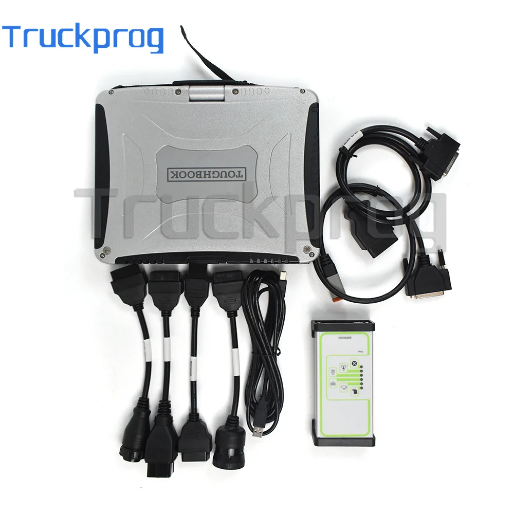 

PTT 2.8 dev2tool for volvo vocom 88890300 VCADS for Volvo for RENAULT UD MACK Truck Excavator Diagnostic Tool+Laptop CF19 laptop