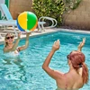 12"/16" Inflatable Large Beach Balls for Kids Adults Durable Pool Toys for Summer Water Games Rainbow Beachball Party Favors 2