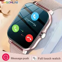 2023 Smart Watch Android Phone 1.44'' Inch Color Screen Bluetooth Call Blood Oxygen/Pressure Monitoring Smart Watch Women Men 1