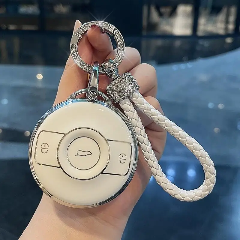 

Car Key Case For Mercedes Benz SMART W124 W210 Fortwo 450 Forfour Roadster Remote Fob Cover Keychain Accessories