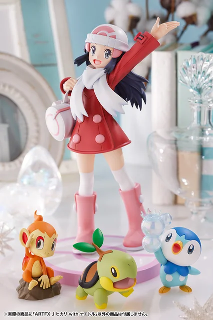 Pokémon Dawn original com gola alta para crianças, ARTFX J STATUE Anime  Action Figure Collector, brinquedos de PVC, modelo monstro de bolso,  presentes - AliExpress