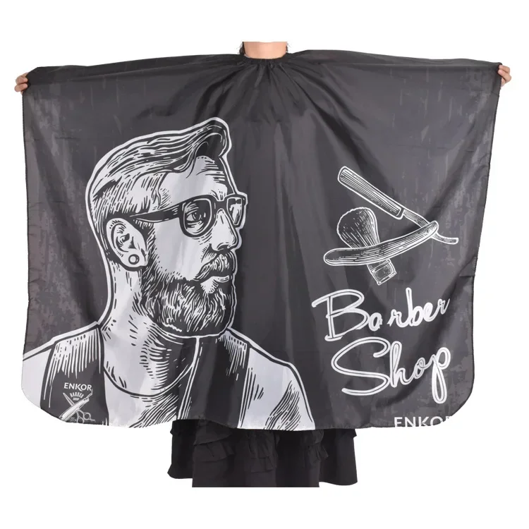 Hairdresser Aprons Haircut Cape Salon Hairdressing Barber Pattern Hairdresser Cloth Gown Waterproof Haircut Capes Accessories 6
