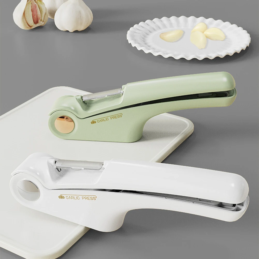 

4-In-1 Garlic Press Crusher Multifunctional Garlic Mincer Chopping Garlic Tool Garlic Slicer Machine Kitchen Gadget Accessories