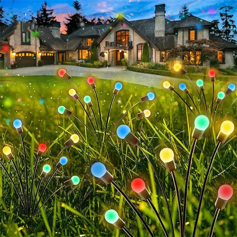 Solar Light 6/8/10L Waterproof Outdoor Garden Decoration Landscape Lights Lawn for Festive Decoration