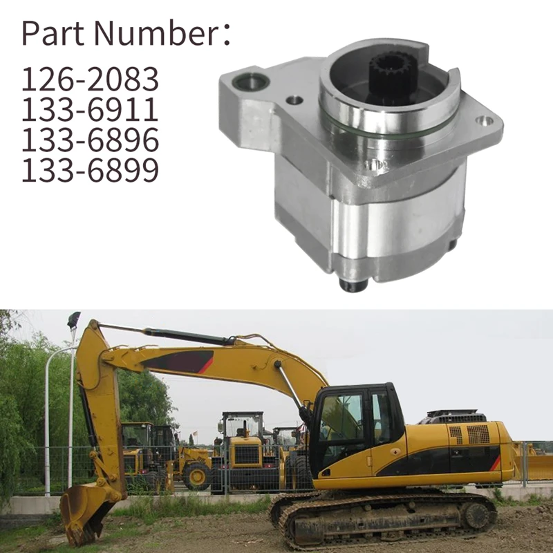 

126-2083 Шестеренчатый пилотный насос для гусеницы CAT E320B E325B 320B 325B A8VO107 133-6899 133-6896 133-6911 Замена