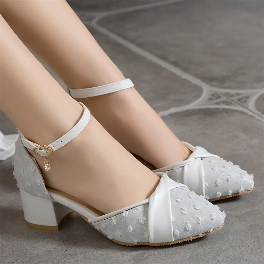 5 CM High Heels Women D'Orsay Shoes Pumps Stiletto Woman Party Wedding Shoes Small Plus Size 31 - 47