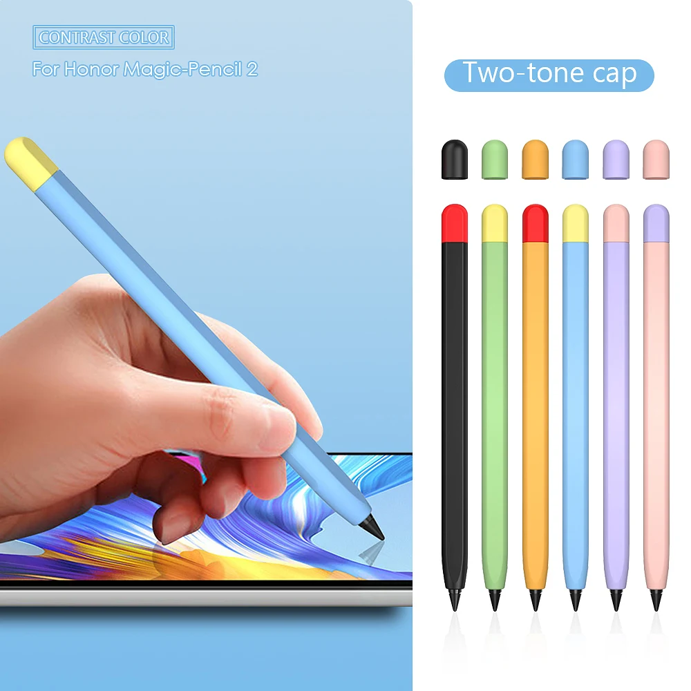 Silicone Pencil Cases For Honor Magic Pencil 2 Case For iPad Tablet Touch  Pen Stylus Cap Cartoon Protector Sleeve Cover| | - AliExpress