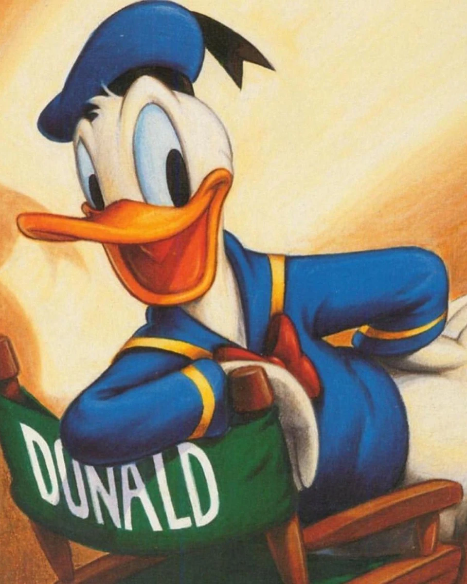 ドナルドダック アート作品 ディズニー絵画 「ドナルド&デイジー/ダック デイ アフタヌーン」 作品