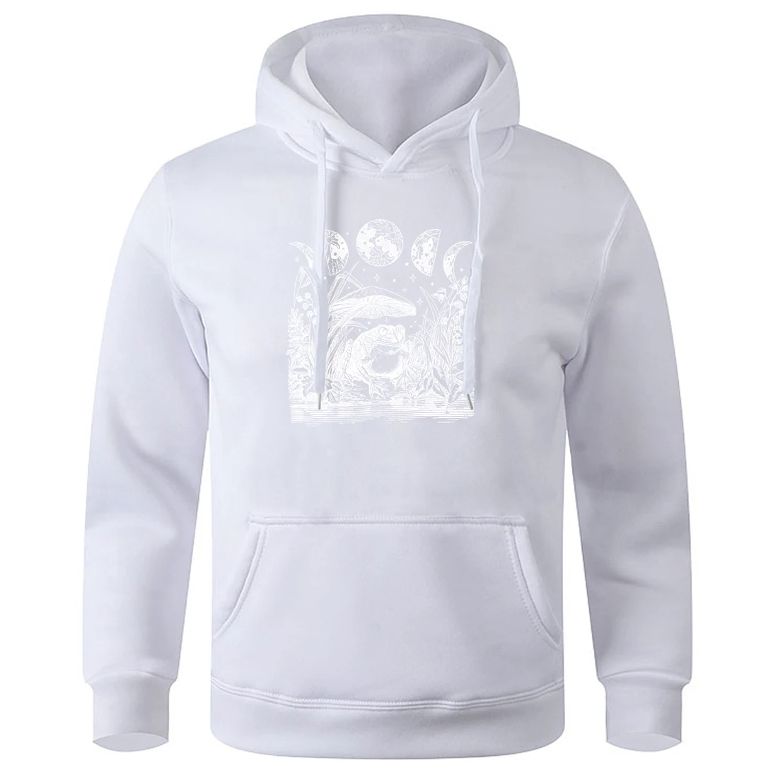 

Cute Cottagecore Aesthetic Frog Fantasy Hoody Mens Loose Oversized Hoodies Breathable Soft Tracksuit Creative Customize Hooded