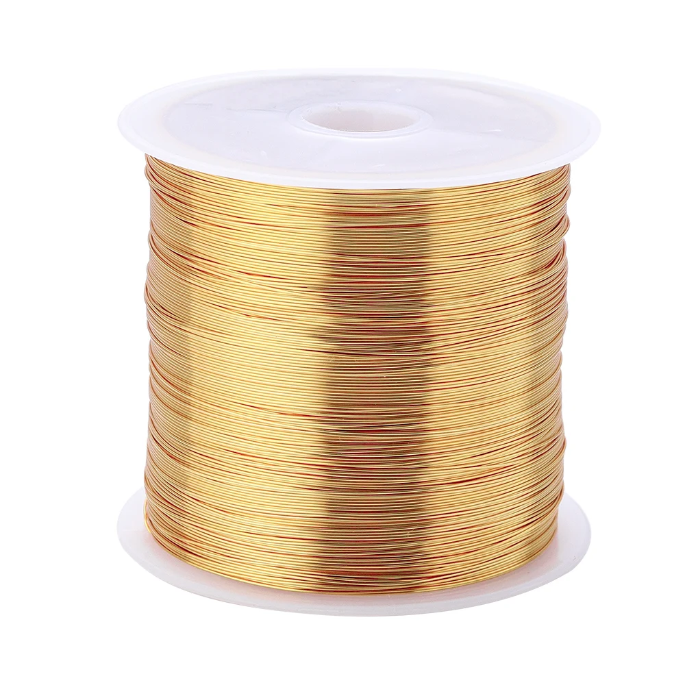 15–100 m/Rolle, hochwertiger Kupferdraht, gold- und silberfarben, Perlendraht, Schnur für die Schmuckherstellung, DIY-Perlenarmband, Halskette – Detail 8
