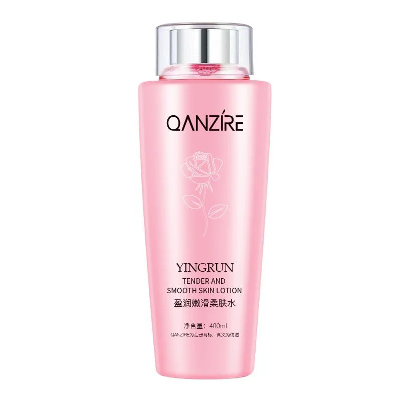 400ml Moisturizing Rose Pink Water Shrink Pores Oil Control Repair Dry Moisturizing Water Toner Face Skin Care Face Toner