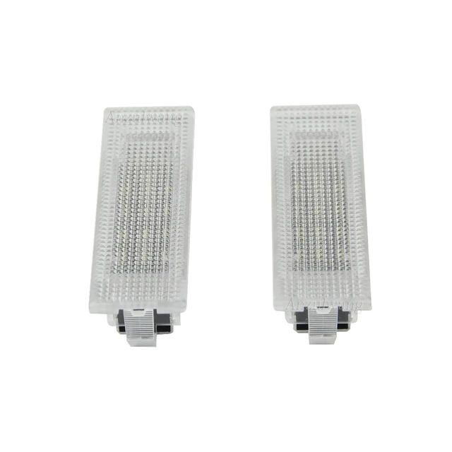 2X Luci LED Cortesia Auto Per Portiere - Bianco 6000K, Compatibile Fiat Punto, Panda, 500 E Altri Modelli