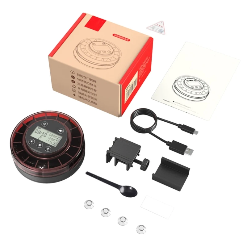 

Кормушка для рыбы Автоматический диспенсер для регулярного питания Дорожная автоматическая кормушка FishTank M68E