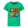 Kids Cartoon Harajuku Tops Tees Geometry Dash 3D Print T-shirt Summer Boys Girls O-neck Short Sleeve T Shirt Children Clothing 3