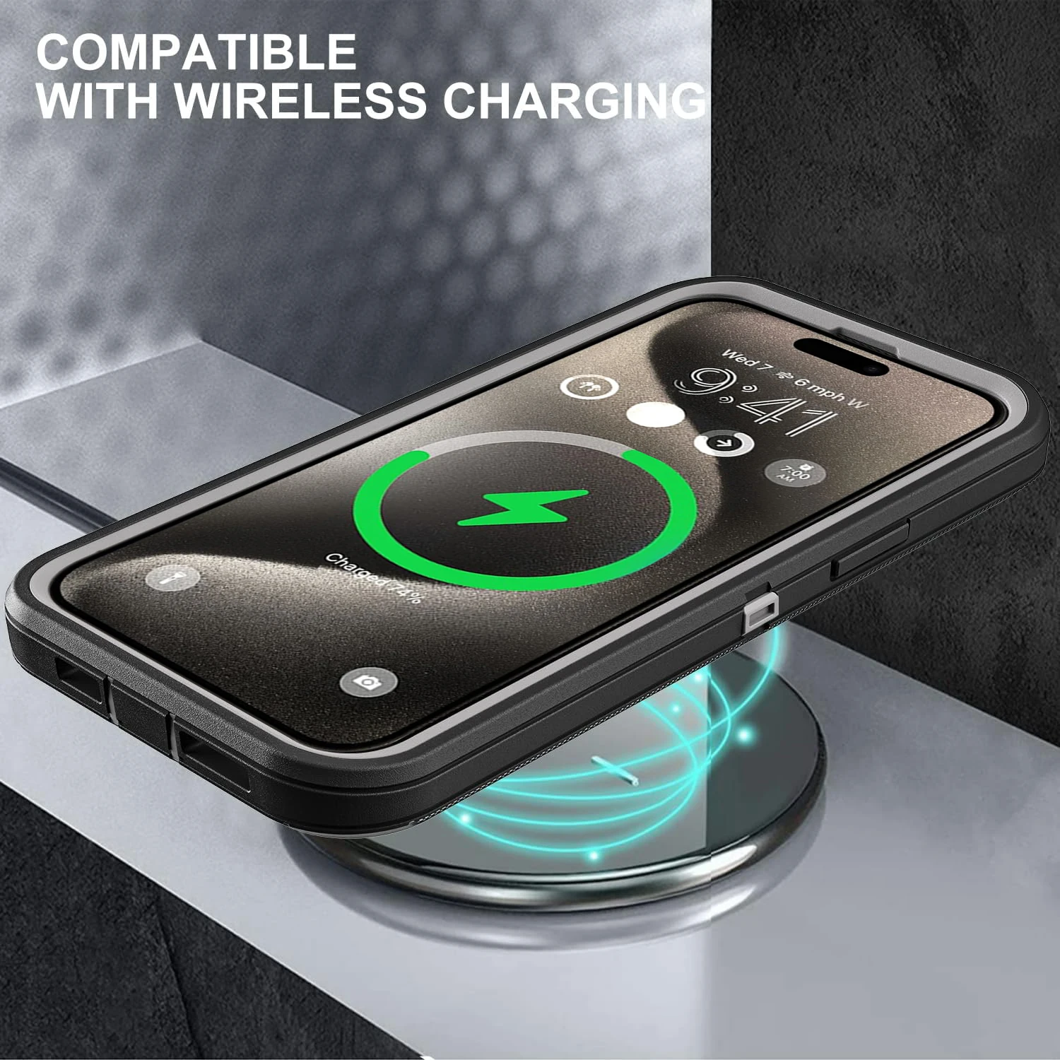 Heavy Duty Shock Absorption Full Body Protective Silicone Rubber Phone Case
