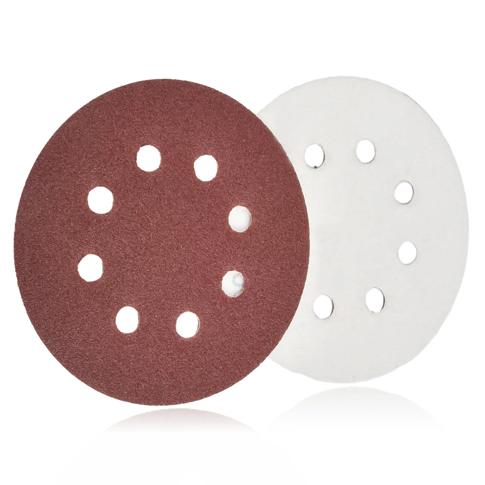 5 Inch 125mm Round Sandpaper 8 Hole Sanding Discs Hook and Loop Grit 40-2000 Rotary Tool Wood Jade Abrasive Polishing Tool 20pcs