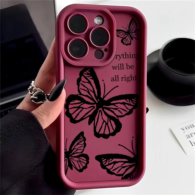 Dreamy Butterfly Soft Silicone Phone Case