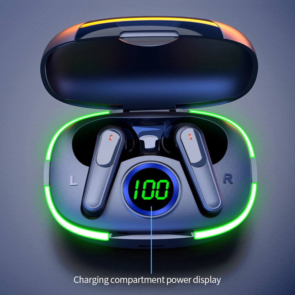 Pro80 Wireless Bluetooth-compatible Headphone With Microphon Headsets HiFi Sound Quality Low Latency Earphone Waterproof Earbuds