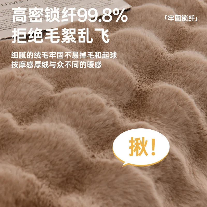 Plush Faux Fur Sofa Cover 3