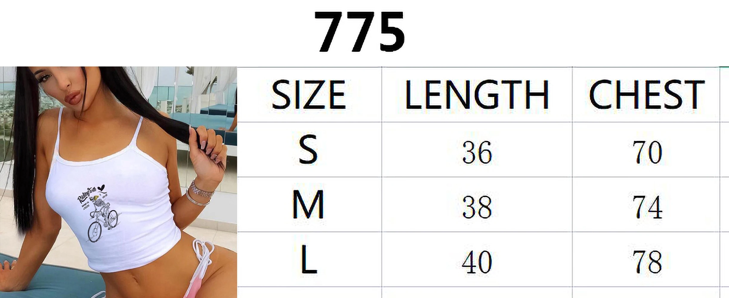 Women's T-shirt hot sell motorcycle and monogram print custom T-shirt baby tee