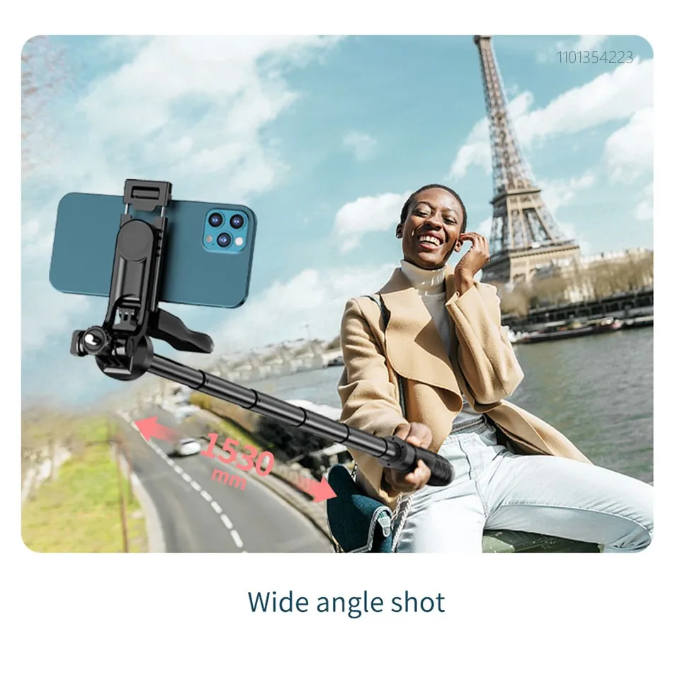 FANGTUOSI Foldable Bluetooth Selfie Stick Tripod 1530mm with Bluetooth Shutter Fille Light Monopod for iphone NEW selfie stick tripod selfie stick sports camera selfie stick cell phone selfie stick smartphone selfie stick
