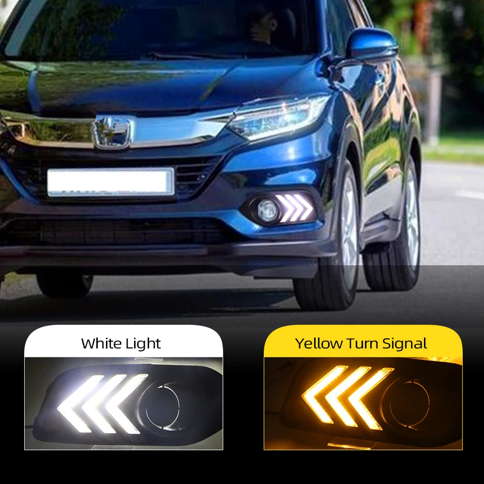 Daytime Running Light DRL Streamer Turn Signals For Honda HR-V HRV - View #6