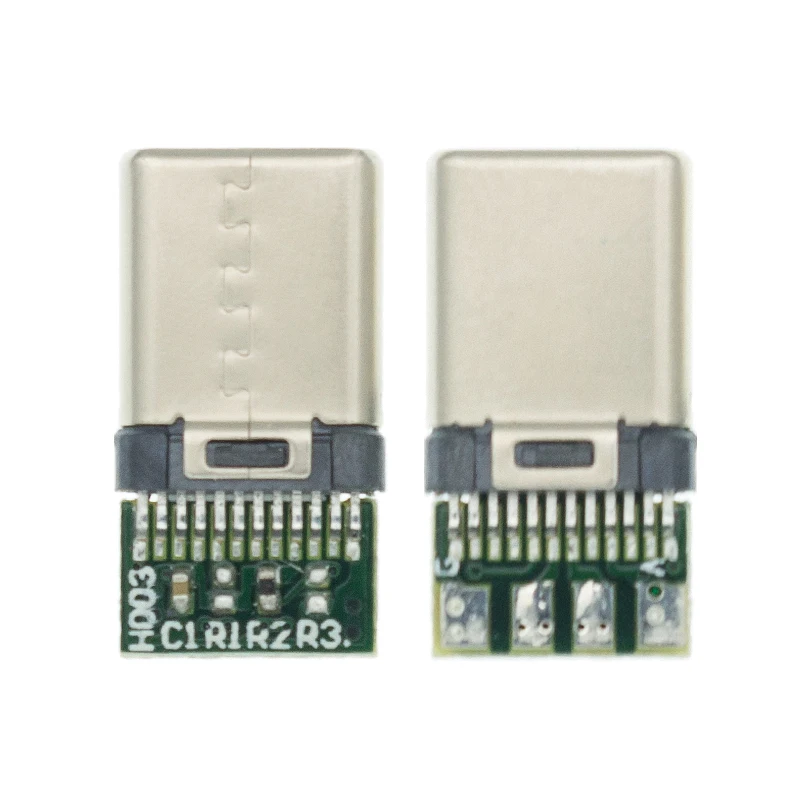 10pcs USB 3.1 Type C 24-Pin Male/Female Connector Socket Adapter for Soldering Wire, Cable, and PCB Board Support Description Image.This Product Can Be Found With The Tag Names Active Components, Electronic Components Supplies, Integrated Circuits, Usb