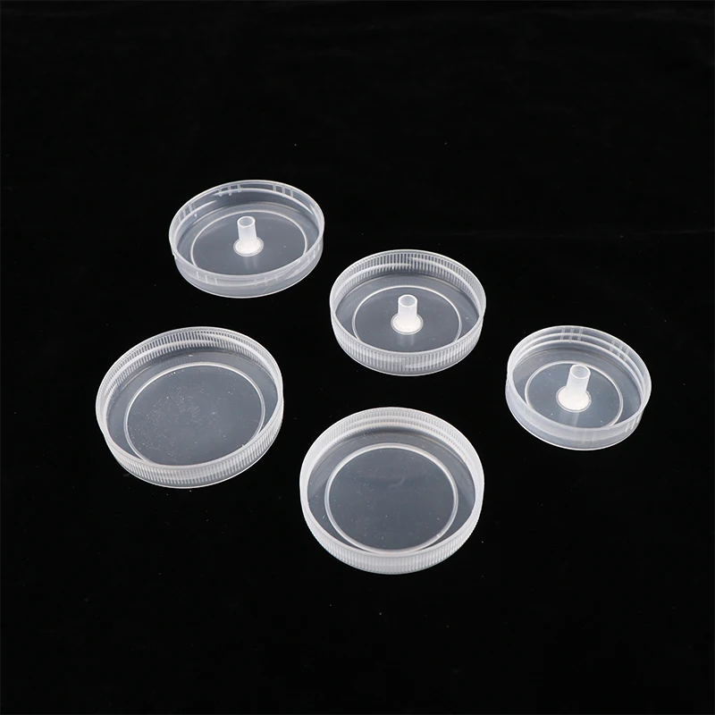 Tissue Culture Bottle Cap 10Pcs Diameter 53/63/70mm Tissue Culture Bottle Cap Resistant Fungus Bottle Airtight Cap Breathable Special Culture Caps